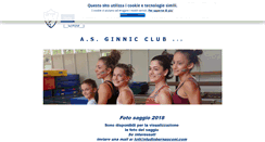 Desktop Screenshot of ginnicclub.it